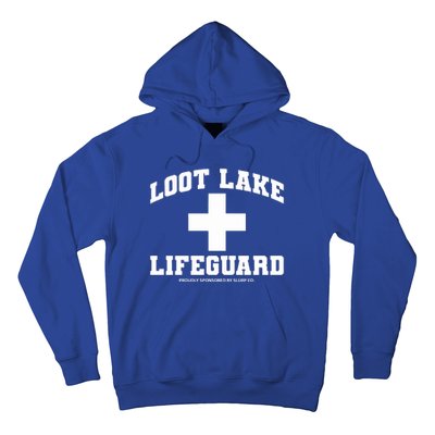 Look Lake Lifeguard Proudly Sponsored By Slurp Co Hoodie