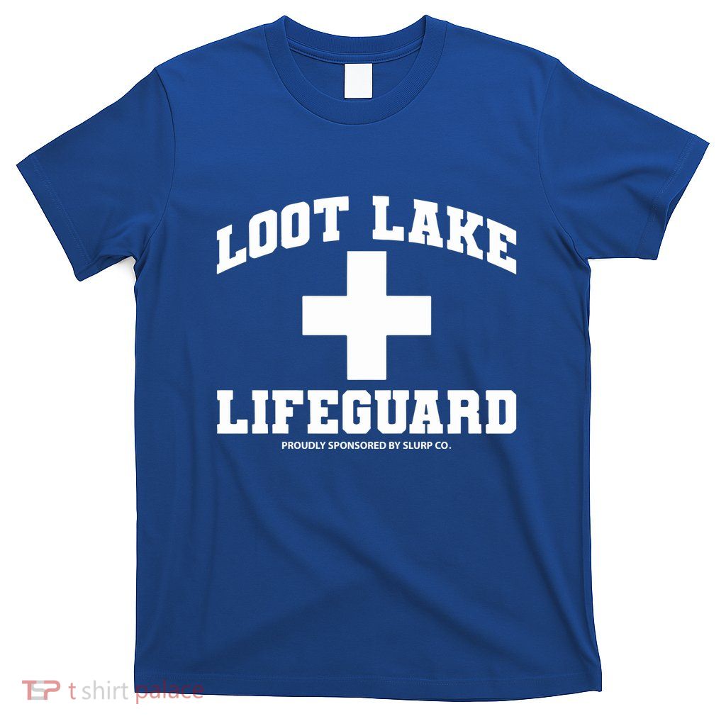 Look Lake Lifeguard Proudly Sponsored By Slurp Co T-Shirt