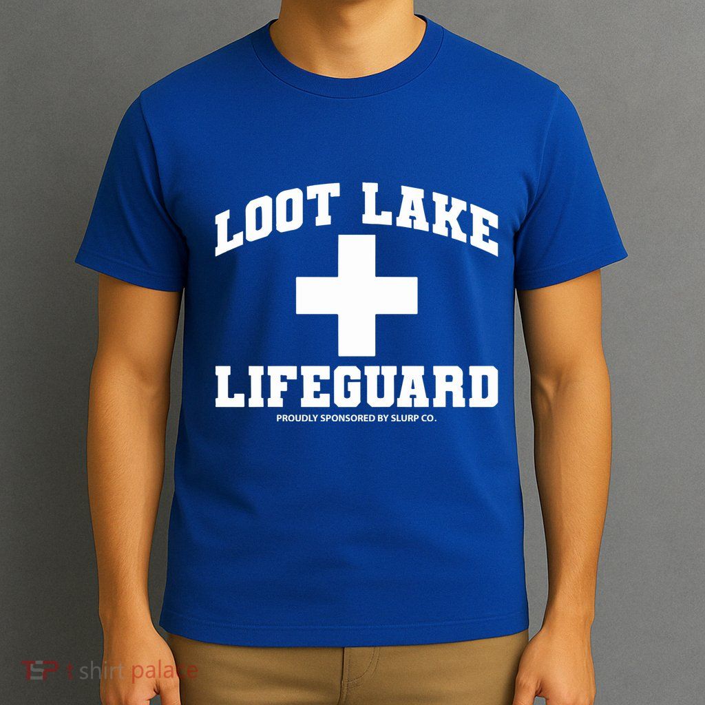 Look Lake Lifeguard Proudly Sponsored By Slurp Co T-Shirt