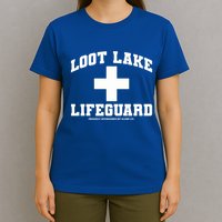 Look Lake Lifeguard Proudly Sponsored By Slurp Co T-Shirt