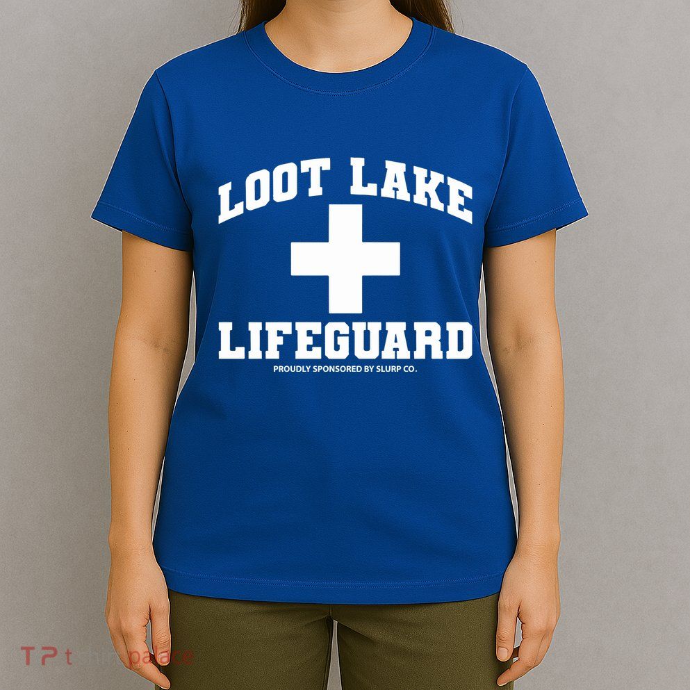Look Lake Lifeguard Proudly Sponsored By Slurp Co T-Shirt