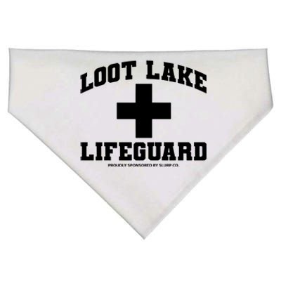 Look Lake Lifeguard Proudly Sponsored By Slurp Co USA-Made Doggie Bandana