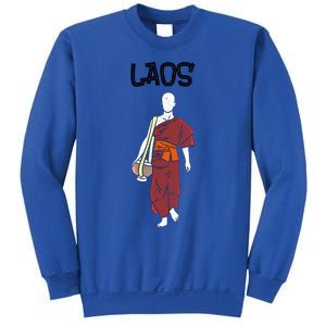 Laos Lao Laotian Proud Pray Prayer Monk Buddhist Buddha Cool Gift Sweatshirt