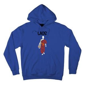 Laos Lao Laotian Proud Pray Prayer Monk Buddhist Buddha Cool Gift Tall Hoodie