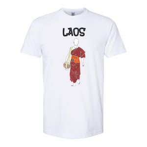 Laos Lao Laotian Proud Pray Prayer Monk Buddhist Buddha Cool Gift Softstyle CVC T-Shirt