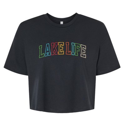 Lake Life Bella+Canvas Jersey Crop Tee