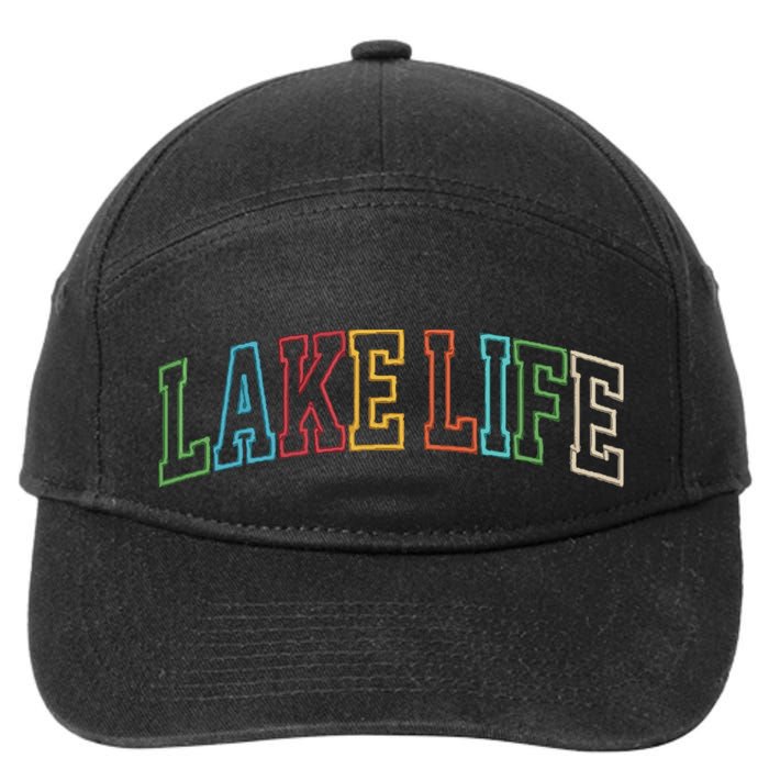 Lake Life 7-Panel Snapback Hat