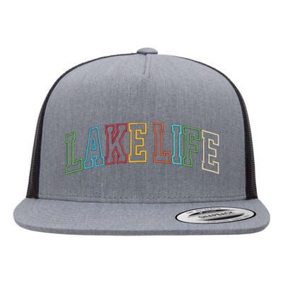 Lake Life Flat Bill Trucker Hat