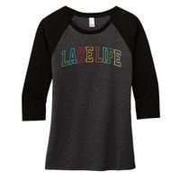 Lake Life Women's Tri-Blend 3/4-Sleeve Raglan Shirt