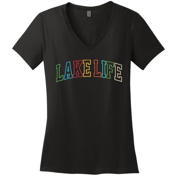 Lake Life Women's V-Neck T-Shirt