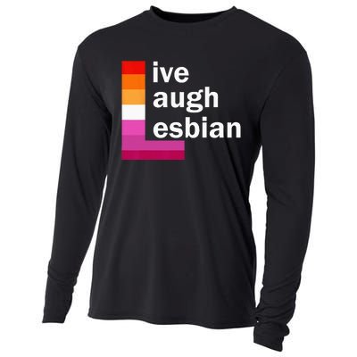 Live Laugh Lesbian Cooling Performance Long Sleeve Crew