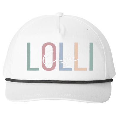 Lolli Life Lolli Grandma Boho Lolli Grandmother Snapback Five-Panel Rope Hat