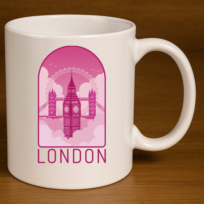 London Landmark 11oz C Handle Ceramic Mug