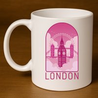 London Landmark 11oz C Handle Ceramic Mug