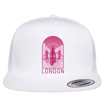 London Landmark Flat Bill Trucker Hat