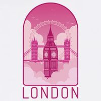 London Landmark Flatbill Hat