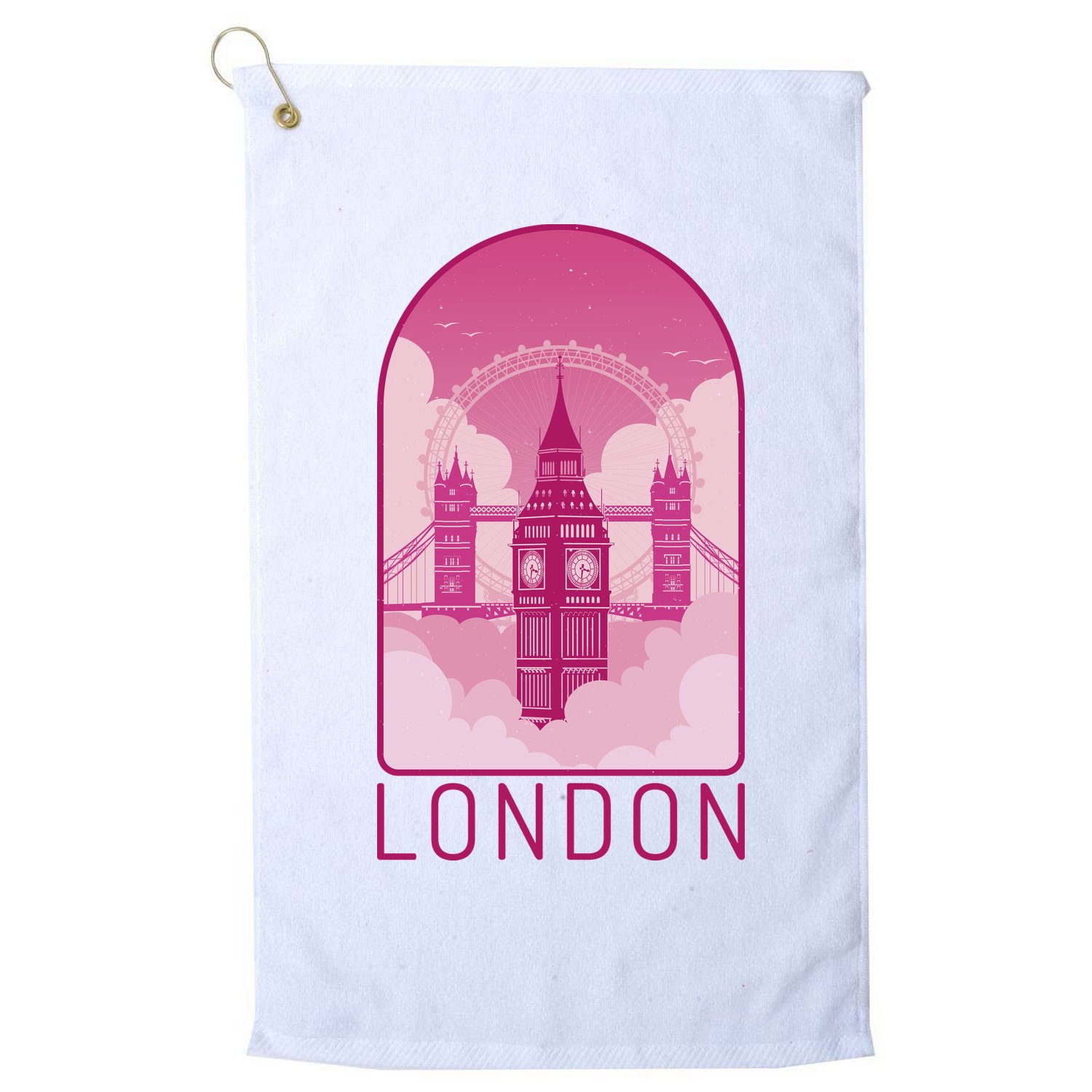 London Landmark Golf Towel