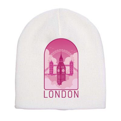 London Landmark Short Acrylic Beanie