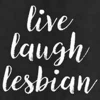 Live Laugh Lesbian 11oz C Handle Ceramic Mug