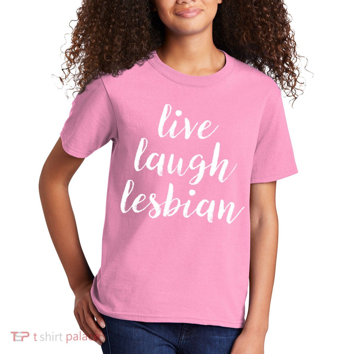 Live Laugh Lesbian Kids T-Shirt