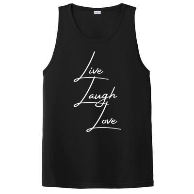 Live Laugh Love Cute Gift PosiCharge Competitor Tank