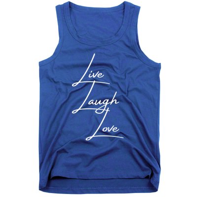 Live Laugh Love Cute Gift Tank Top