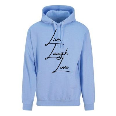 Live Laugh Love Cute Gift Unisex Surf Hoodie