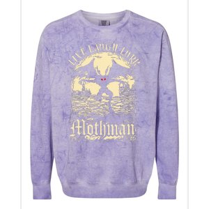 Live. Laugh. Lurk Mothman Colorblast Crewneck Sweatshirt