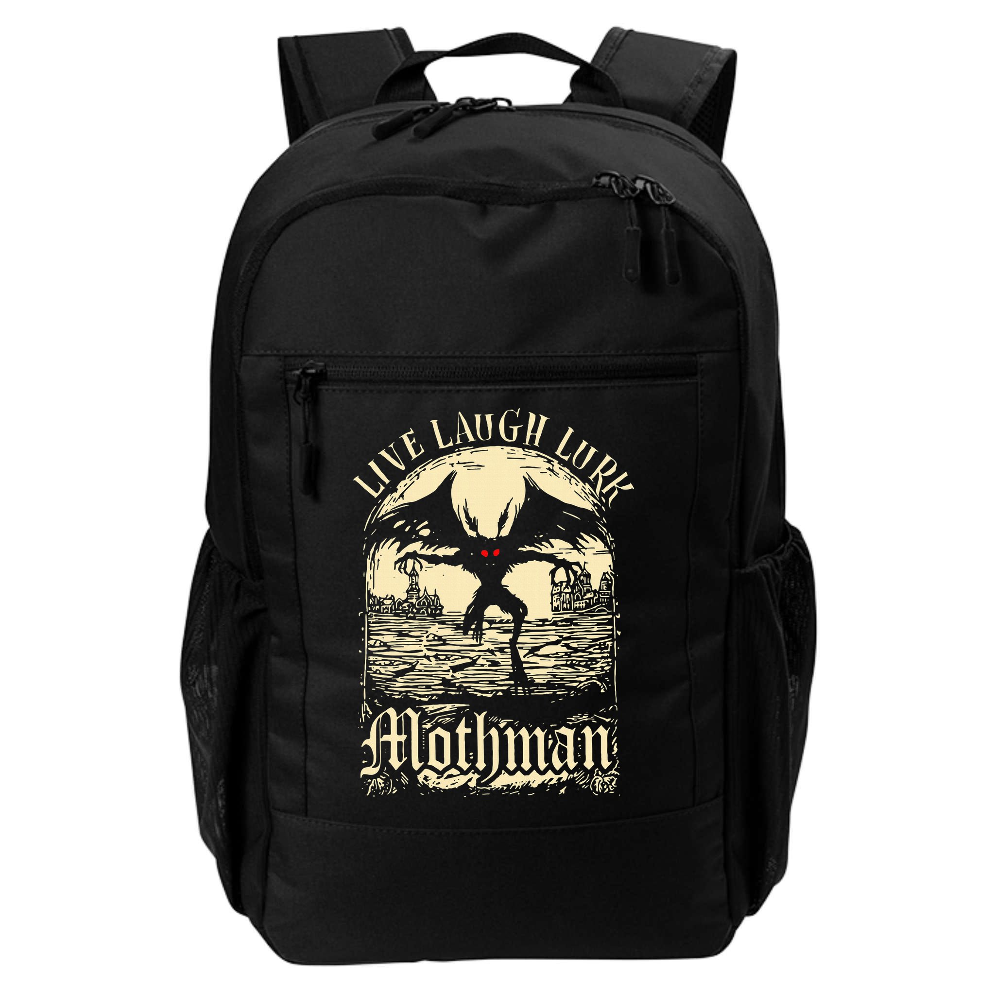 Live. Laugh. Lurk Mothman Backpack