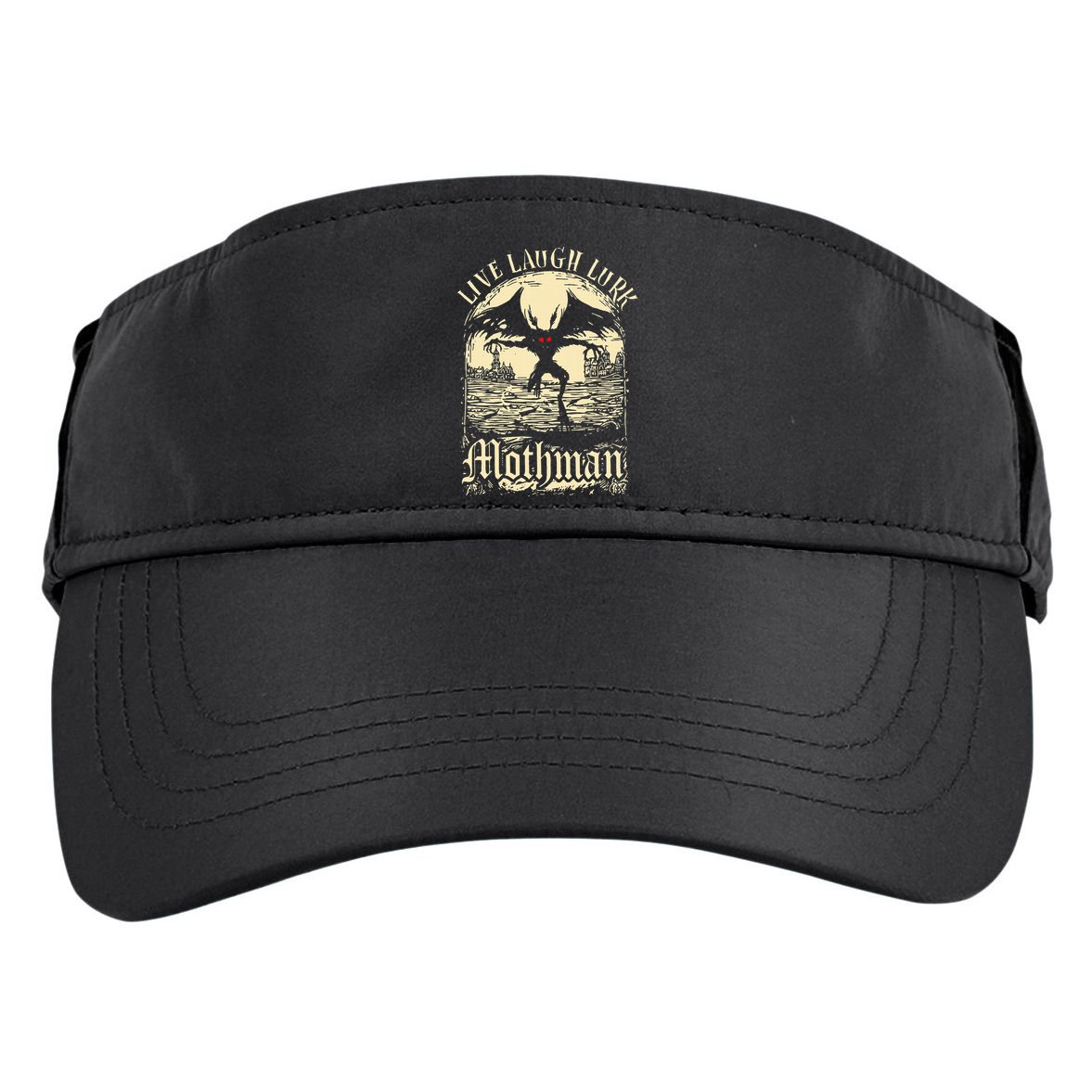 Live. Laugh. Lurk Mothman Adult Drive Performance Visor