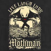 Live. Laugh. Lurk Mothman Adult Drive Performance Visor
