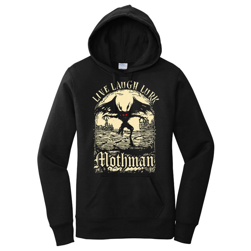 Live. Laugh. Lurk Mothman Women's Pullover Hoodie