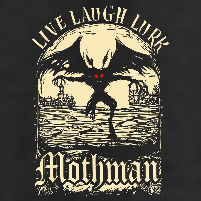 Live. Laugh. Lurk Mothman 25L Jumbo Tote