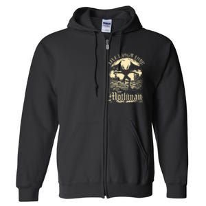 Live. Laugh. Lurk Mothman Full Zip Hoodie