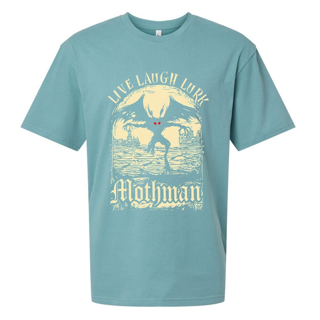 Live. Laugh. Lurk Mothman Sueded Cloud Jersey T-Shirt