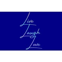 Live Laugh Love Funny Gift Bumper Sticker