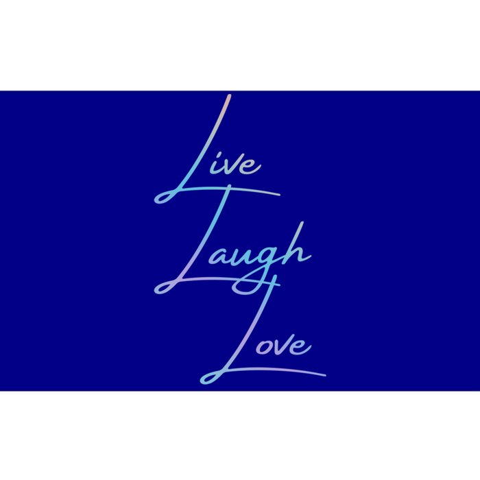 Live Laugh Love Funny Gift Bumper Sticker