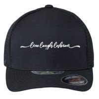 Live Laugh Lesbian Pride Tee Pride Adult Flexfit Unipanel Trucker Cap