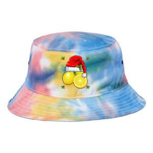 Lemon Lover Lemon Wearing Santa Hat Xmas Christmas Swea Tie Dye Newport Bucket Hat