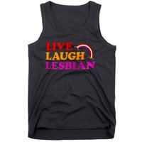 Live Laugh Lesbian Tank Top