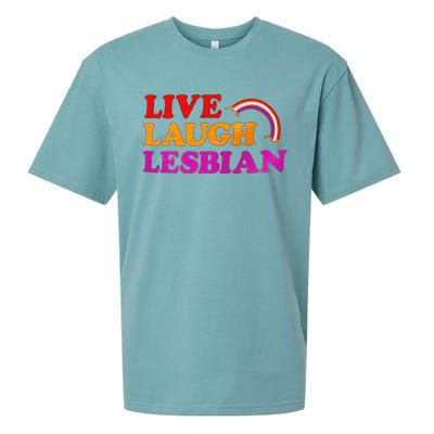 Live Laugh Lesbian Sueded Cloud Jersey T-Shirt