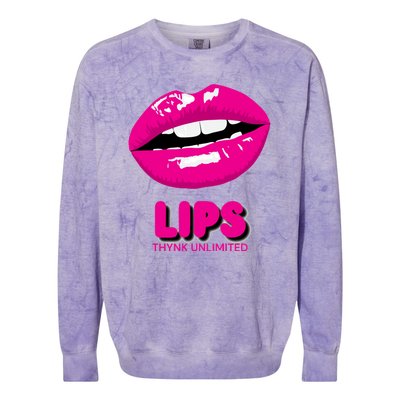 Lips Love Colorblast Crewneck Sweatshirt