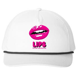 Lips Love Snapback Five-Panel Rope Hat