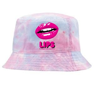 Lips Love Tie-Dyed Bucket Hat