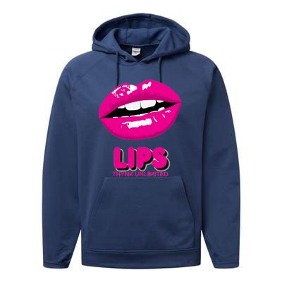 Lips Love Performance Fleece Hoodie