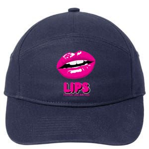 Lips Love 7-Panel Snapback Hat