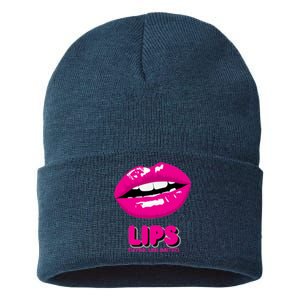 Lips Love Sustainable Knit Beanie