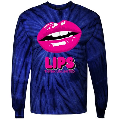 Lips Love Tie-Dye Long Sleeve Shirt