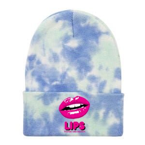 Lips Love Tie Dye 12in Knit Beanie