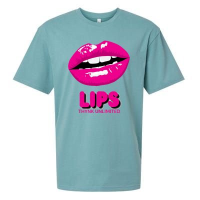 Lips Love Sueded Cloud Jersey T-Shirt